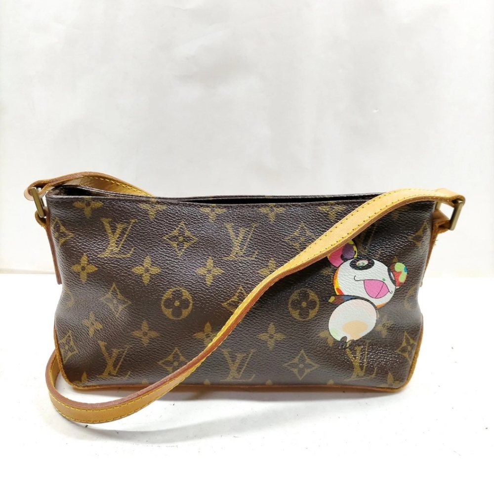 Louis Vuitton Monogram ×Takashi Murakami Panda Trotter Shoulder Bag M51241